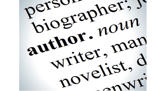Dictionary definition of author